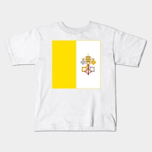 Flag of Vatican Kids T-Shirt